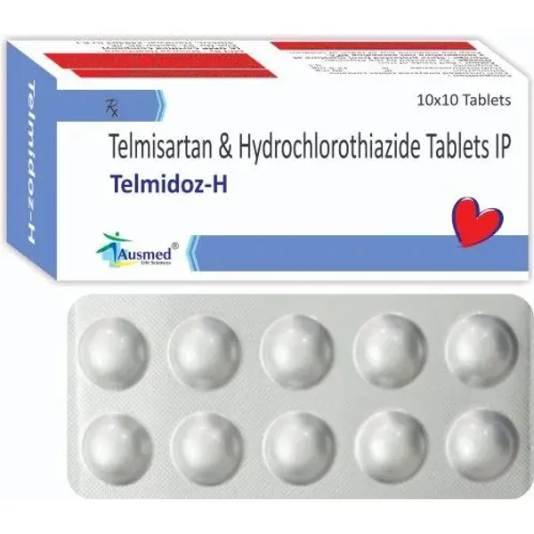 Telmisartan & Hydrochlorothiazide Tablets IP in the NexCure Health pharmaceutical catalogue