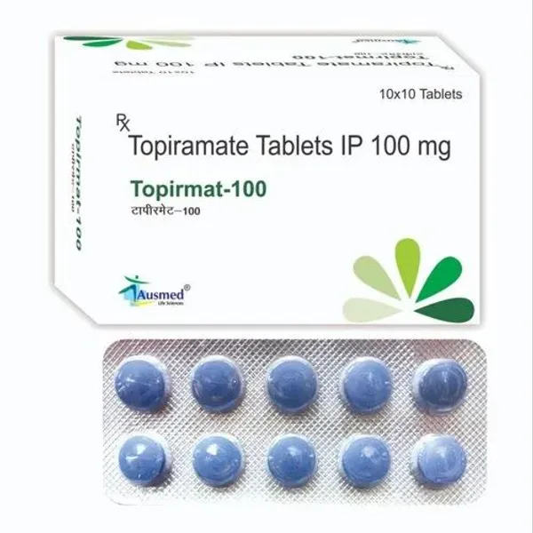 Topiramate Tablets IP 100mg 100mg pharmaceutical product details from NexCure Health