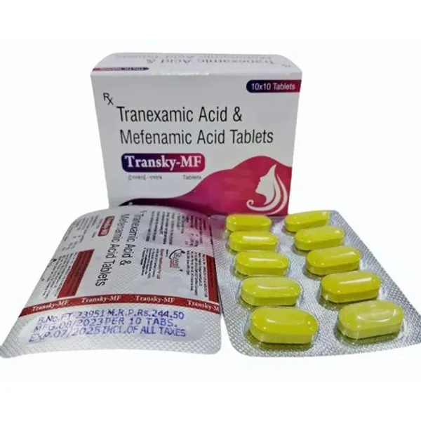 Tranexamic Acid And Mefenamic Acid Tablet in the NexCure Health pharmaceutical catalogue