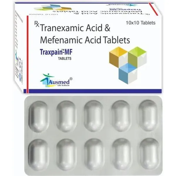 Tranexamic Acid And Mefenamic Acid Tablets in the NexCure Health pharmaceutical catalogue
