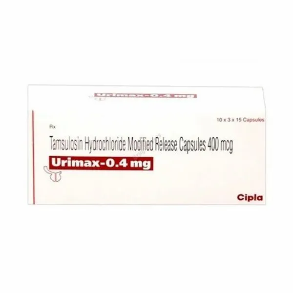 Urimax Tamsulosin Capsule in the NexCure Health pharmaceutical catalogue