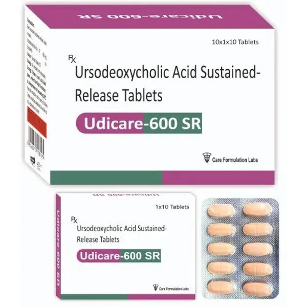 Ursodeoxycholic Acid Sustained Release 600 mg Tablets 600 mg in the NexCure Health pharmaceutical catalogue