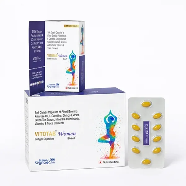 Vitotab Women Softgel Capsules pharmaceutical product details from NexCure Health
