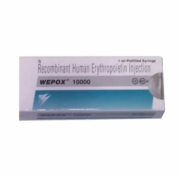 Wepox 10000 Injection in the NexCure Health pharmaceutical catalogue