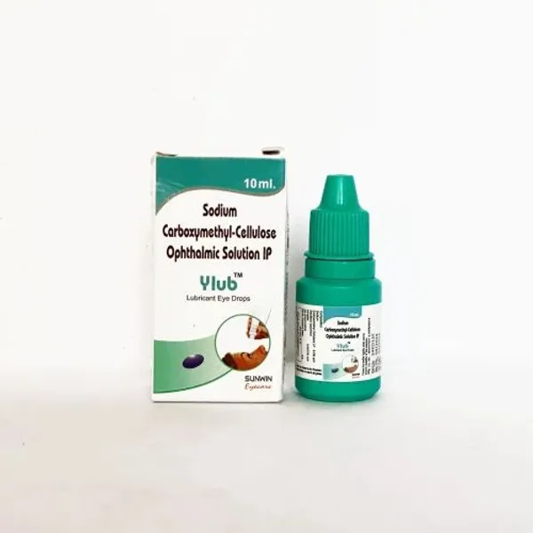 Ylub Sodium Carboxymethyl Cellvlose Ophthalmic Solution IP in the NexCure Health pharmaceutical catalogue