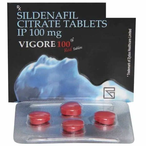 100mg Vigore Sildenafil Citrate Tablets IP 100mg pharmaceutical product details from NexCure Health