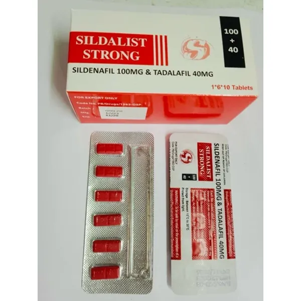 140mg Sildalist Strong Sildenafil and Tadalafil Tablets 140mg pharmaceutical product details from NexCure Health