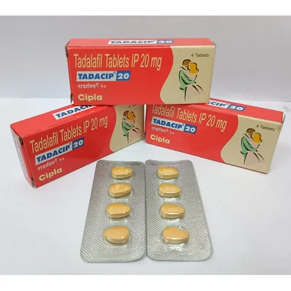 20mg Tadacip Tadalafil Tablets IP 20mg pharmaceutical product details from NexCure Health