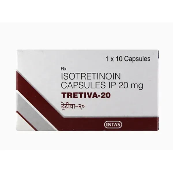 20mg Tretiva Isotretinoin Capsules IP 20mg pharmaceutical product details from NexCure Health