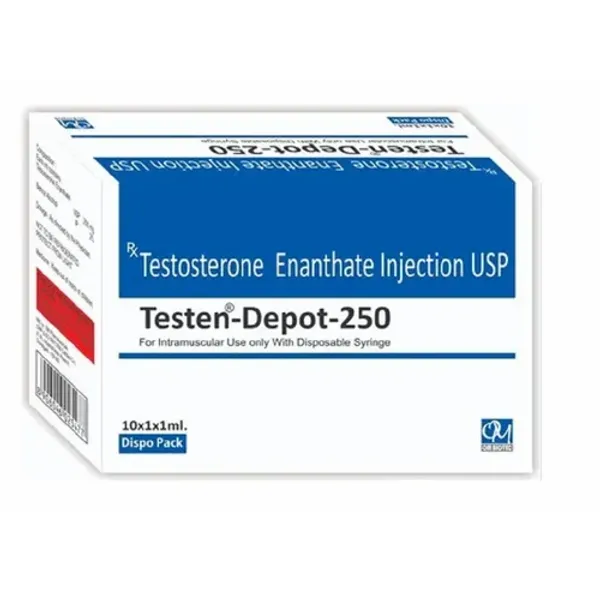 250mg Testen-Depot Testosterone Enanthate Injection USP 250mg pharmaceutical product details from NexCure Health