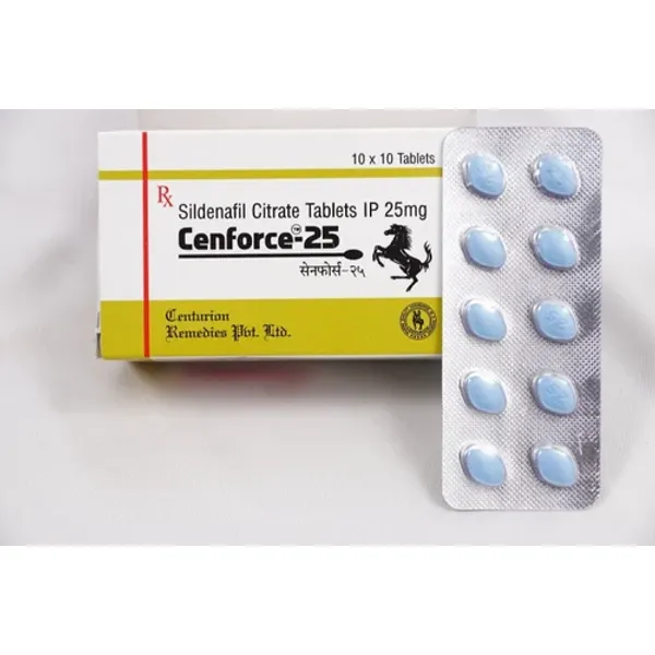 25mg Cenforce Sildenafil Citrate Tablets IP 25mg pharmaceutical product details from NexCure Health
