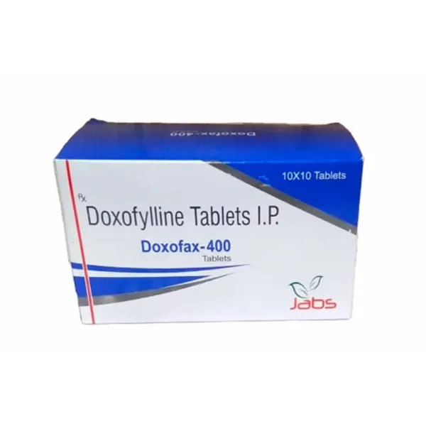 400mg Doxofax Doxofylline Tablets IP 400mg pharmaceutical product details from NexCure Health