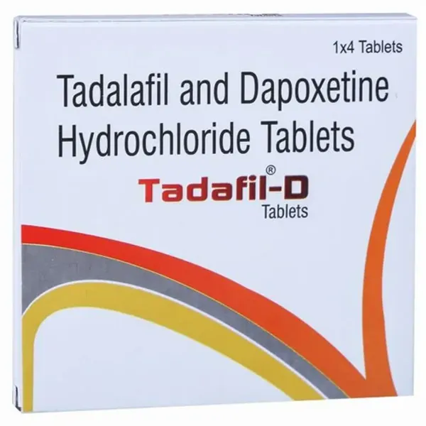 40mg Tadafil-D Tadalafil and Dapoxetine Hydrochloride Tablets 40mg pharmaceutical product details from NexCure Health