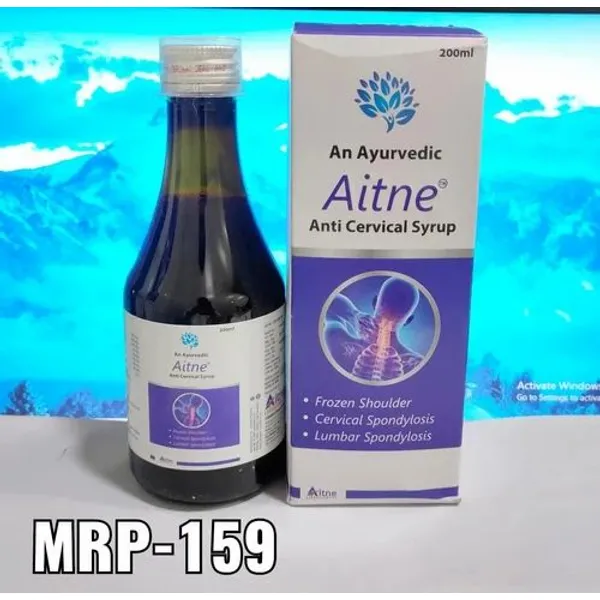 Aitne an Ayurvedic Anti Cervical Syrup pharmaceutical product details from NexCure Health