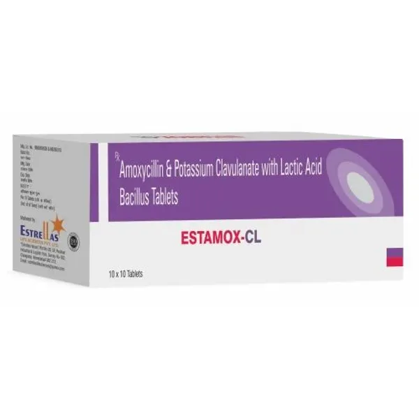Amoxycillin 500 Mg+Clavulanic Acid 125 Mg+Lactic Acid Bacillus 60 Million Spores 500 Mg pharmaceutical product details from NexCure Health