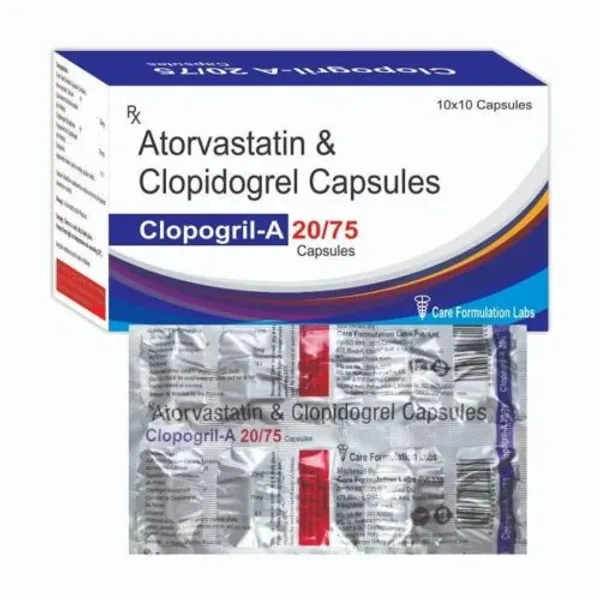 Atorvastatin 20 Mg Clopidogrel 75 Mg Tablets 20 Mg pharmaceutical product details from NexCure Health