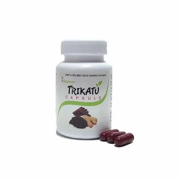 Ayurvedic Herbal Capsule For Digestion - Ayursun Trikatu Capsule pharmaceutical product details from NexCure Health