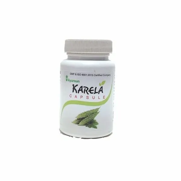 Ayurvedic Herbal Capsule For Regulate Blood Sugar Level - Ayursun Karela Capsule pharmaceutical product details from NexCure Health