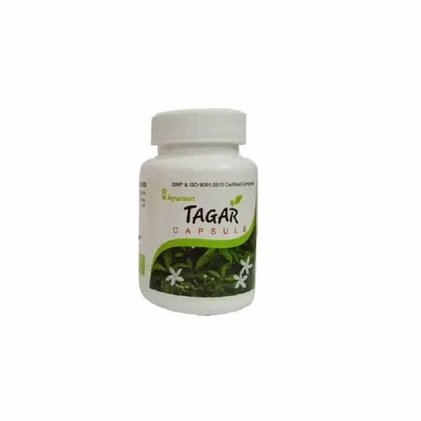 Ayurvedic Herbal Capsule For Relaxant - Ayursun Tagar pharmaceutical product details from NexCure Health