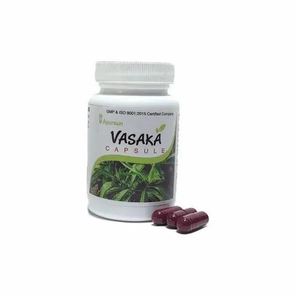 Ayurvedic Herbal Capsule For Respiratory Tract Infection - Ayursun Vasaka Capsule pharmaceutical product details from NexCure Health