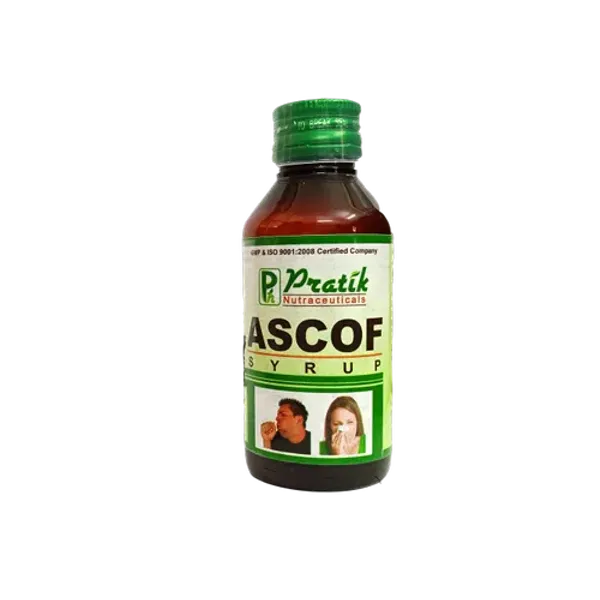 Ayurvedic Herbal Cough Syrup - Ascof Syrup pharmaceutical product details from NexCure Health