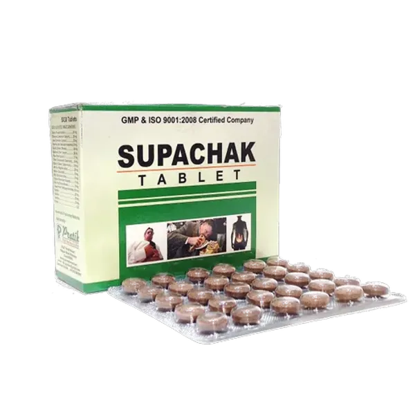 Ayurvedic Herbal Digestive Tablet - Supachak Tablet pharmaceutical product details from NexCure Health