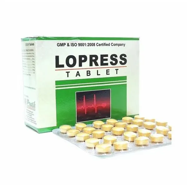 Ayurvedic Herbal Tablet For Control Low BP - Lopress Tablet pharmaceutical product details from NexCure Health