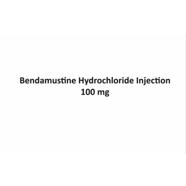 Bendamustine Hydrochloride Injection 100 mg 100 mg pharmaceutical product details from NexCure Health