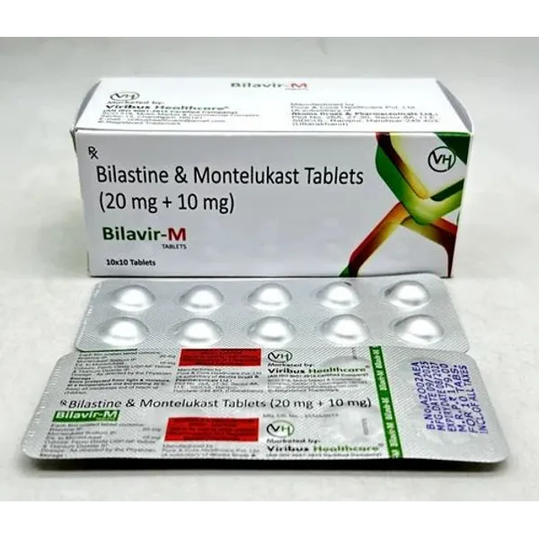 Bilastine 20mg And Montelukast 10 Mg Tablets 20mg pharmaceutical product details from NexCure Health