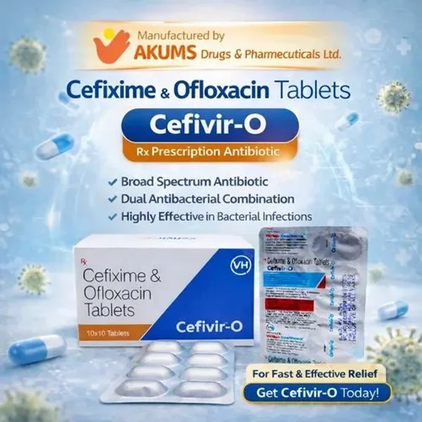Cefixime & Ofloxacin Tablets pharmaceutical product details from NexCure Health