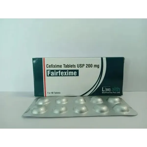 Cefixime Tablets 200 Mg 200 Mg pharmaceutical product details from NexCure Health