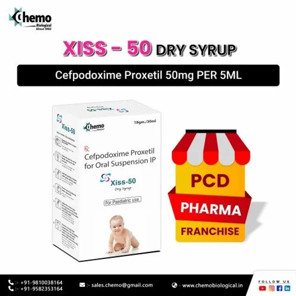 Cefpodoxime Proxetil 50mg Dry Syrup 50mg pharmaceutical product details from NexCure Health