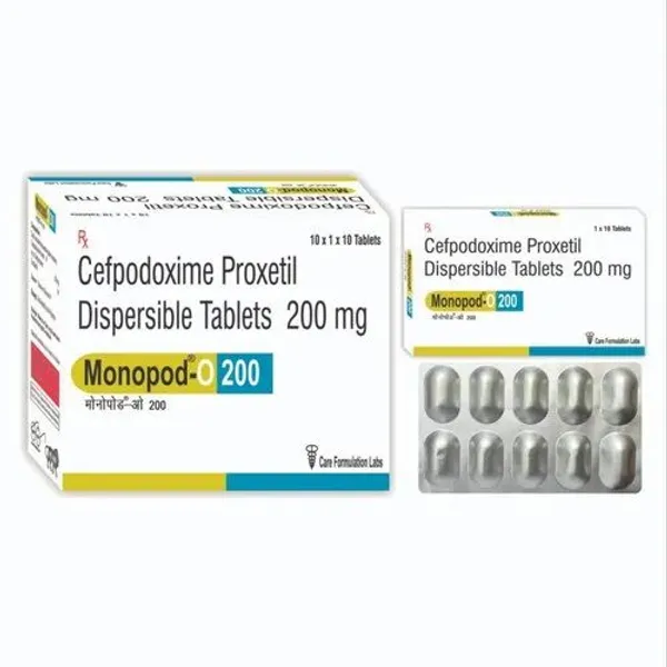 Cefpodoxime Proxetil Dispersible Tablets 200mg 200mg pharmaceutical product details from NexCure Health