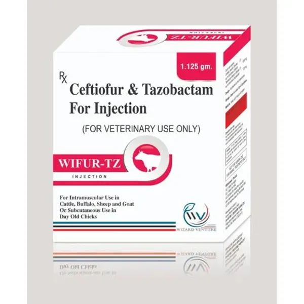 Ceftiofur Tazobactam Injection 1.125 G in Veterinary 1.125 g pharmaceutical product details from NexCure Health