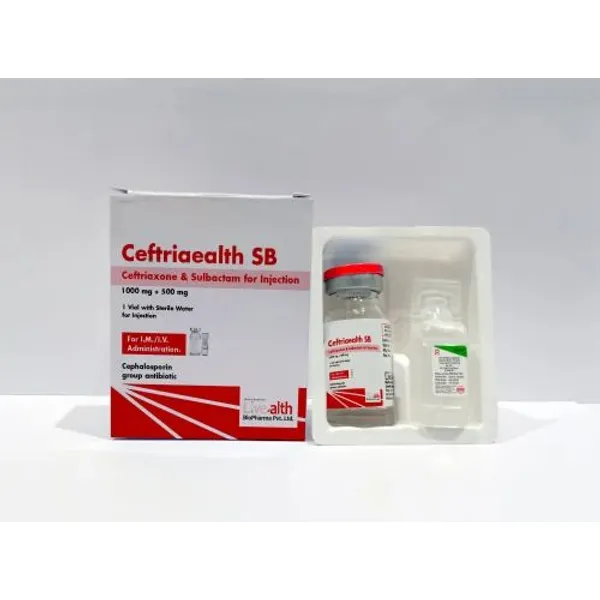 Ceftriaxone & Sulbactam for Injection pharmaceutical product details from NexCure Health