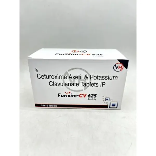 Cefuroxime Axetil 500mg & Potassium clavulanate 125mg Tablets 500mg pharmaceutical product details from NexCure Health