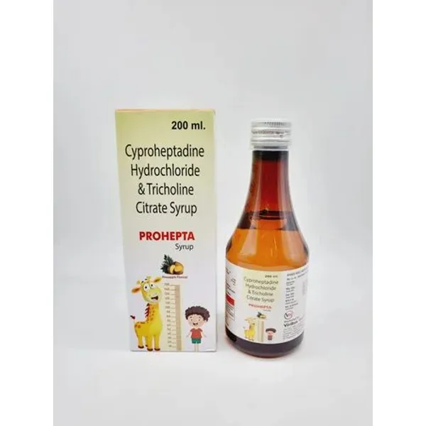 Cyproheptadine HCL & Tricholine Citrate Syrup pharmaceutical product details from NexCure Health