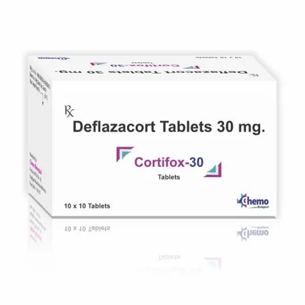 Deflazacort Tablets 30mg 30mg pharmaceutical product details from NexCure Health