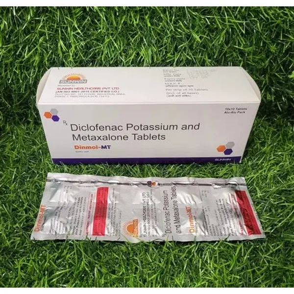 Diclofenac Potassium Metaxalone Tablet pharmaceutical product details from NexCure Health