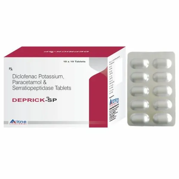 Diclofenac Potassium Paracetamol & Chlorzoxazone Tablets pharmaceutical product details from NexCure Health