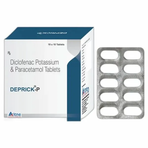 Diclofenac Sodium And Paracetamol Tablet IP pharmaceutical product details from NexCure Health