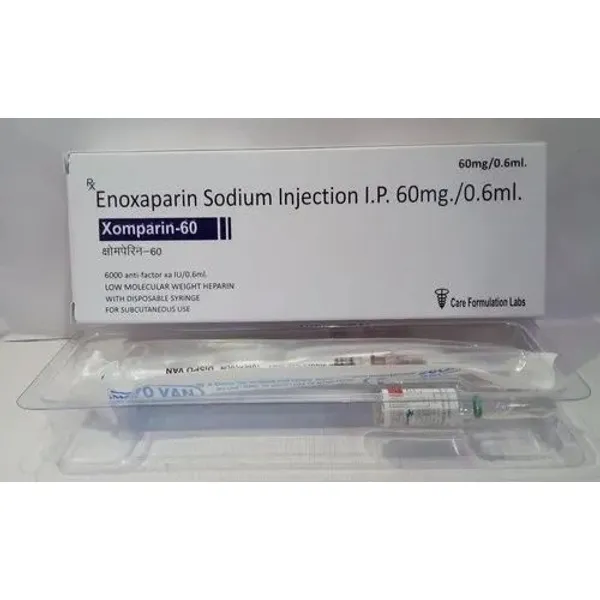 Enoxaparin Sodium Injection IP 60mg 0.6ml 60mg pharmaceutical product details from NexCure Health