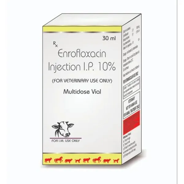 Enrofloxacin Injection IP For Veterinary Use Only pharmaceutical product details from NexCure Health