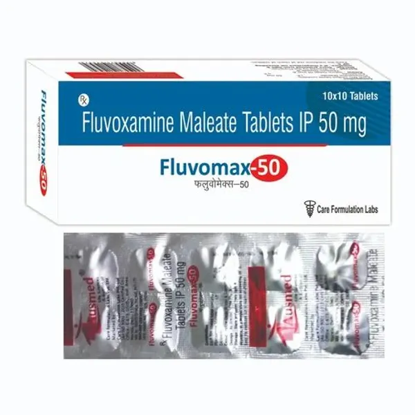 Fluvoxamine Maleate 50 Mg Tablet 50 Mg pharmaceutical product details from NexCure Health
