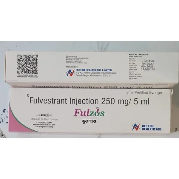Fulvestrant 250 Mg 250 Mg pharmaceutical product details from NexCure Health