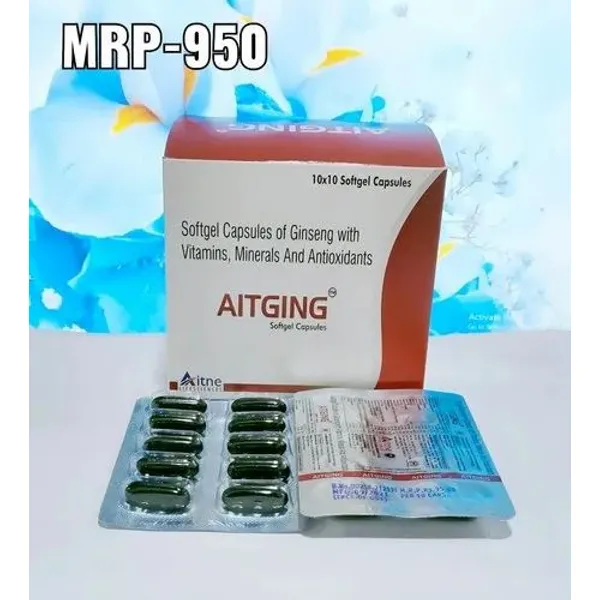 Ginseng With Vitamins Minerals And Antioxidants Softgel Capsules pharmaceutical product details from NexCure Health