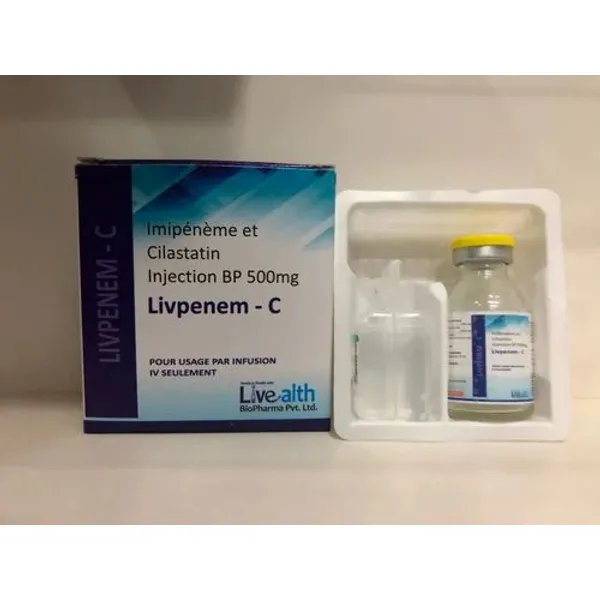 Imipenem & Cilastatin Injection BP 500mg 500mg pharmaceutical product details from NexCure Health