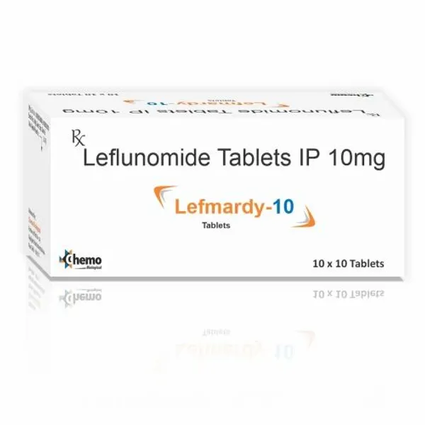 Leflunomide Tablets IP 10mg 10mg pharmaceutical product details from NexCure Health
