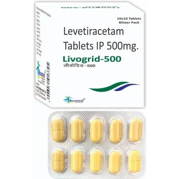 Levetiracetam Tablets IP 500mg 500mg pharmaceutical product details from NexCure Health