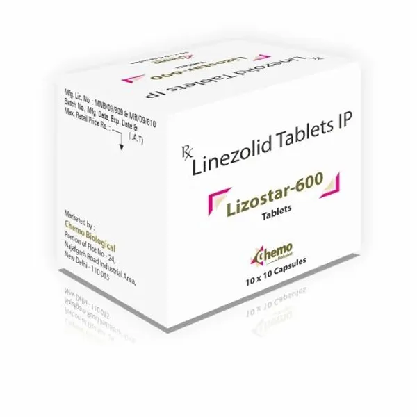 Linezolid 600mg Tablets 600mg pharmaceutical product details from NexCure Health